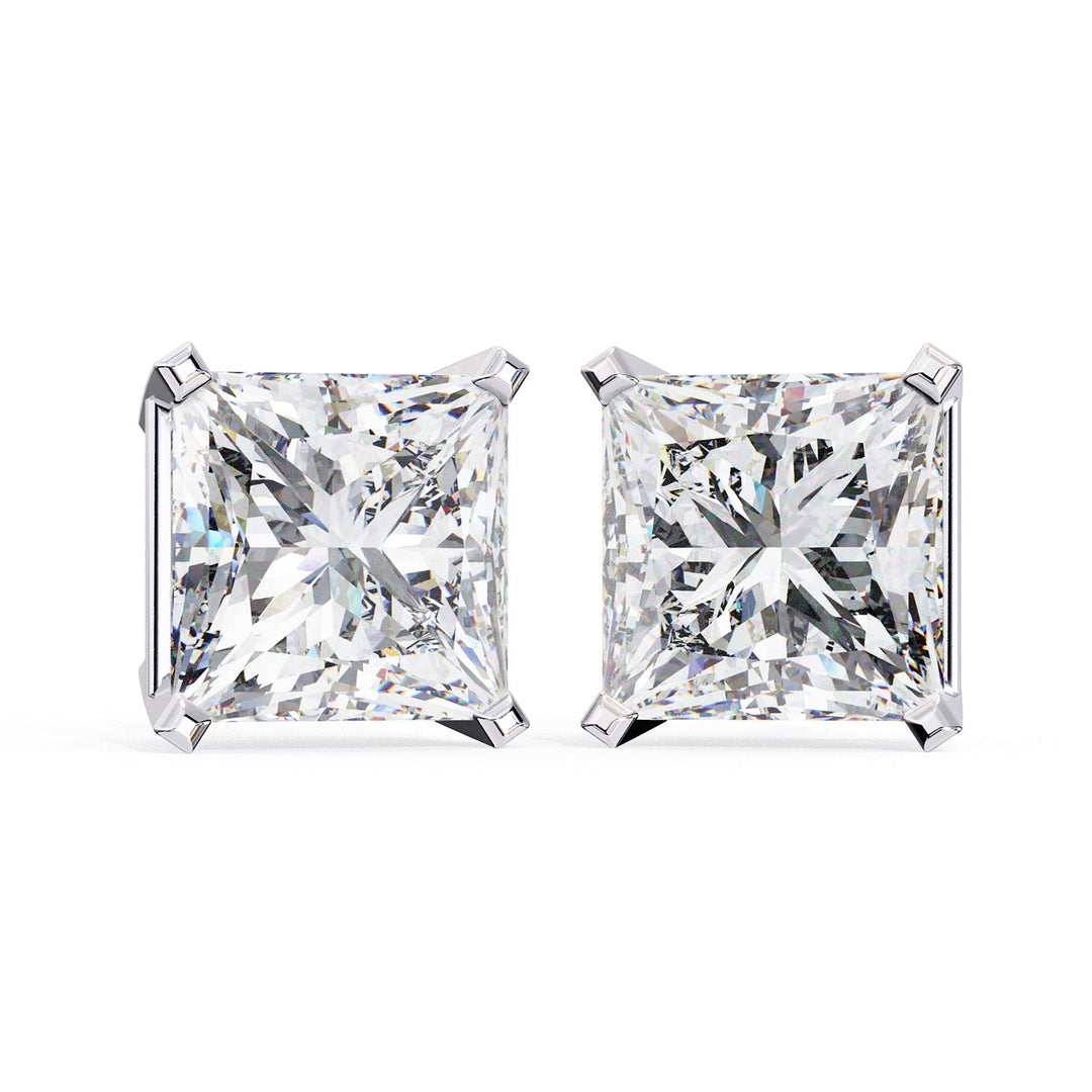 Princess Four Prong Studs Earring STFO1323