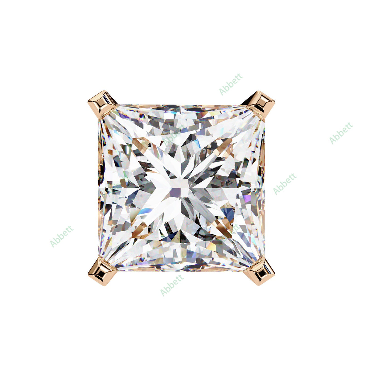 Four Prong Stud Earring STFO1323