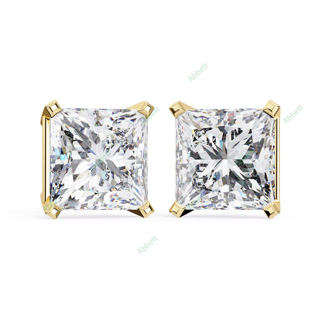 Princess Four Prong Studs Earring STFO1323