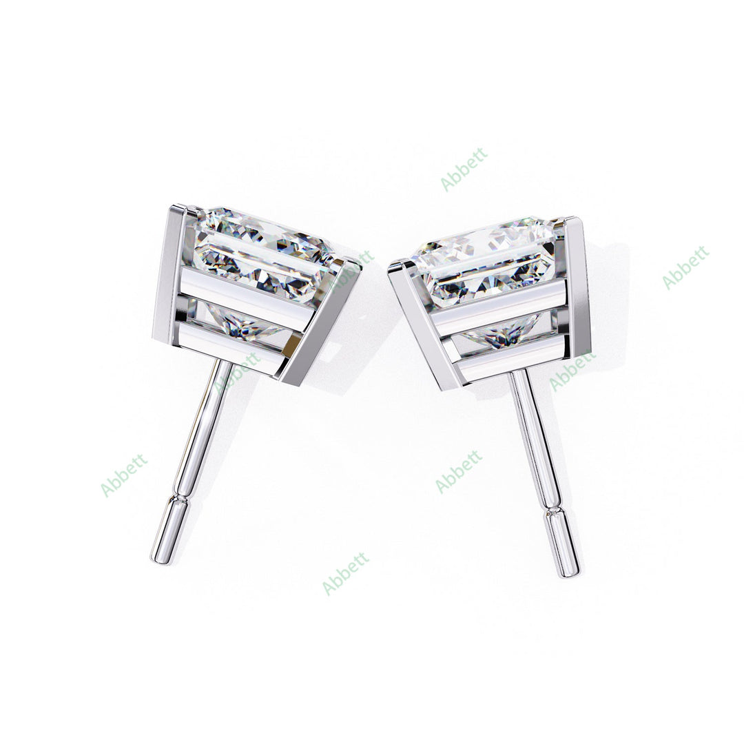 Princess Four Prong Studs Earring STFO1323