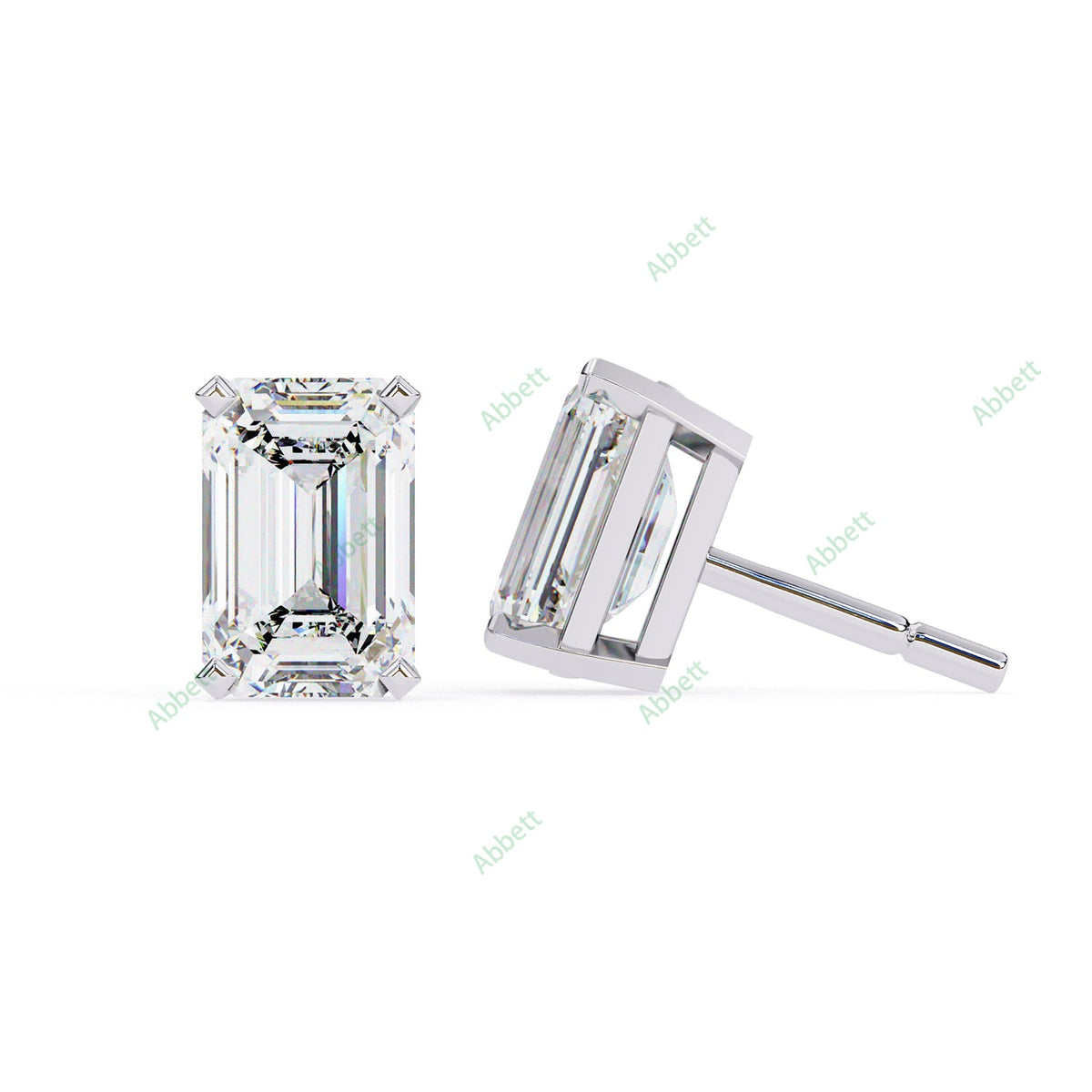 Four Prong Stud Earring STFO1324