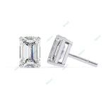 Load image into Gallery viewer, Emerald Four Prong Studs Earring STFO1324
