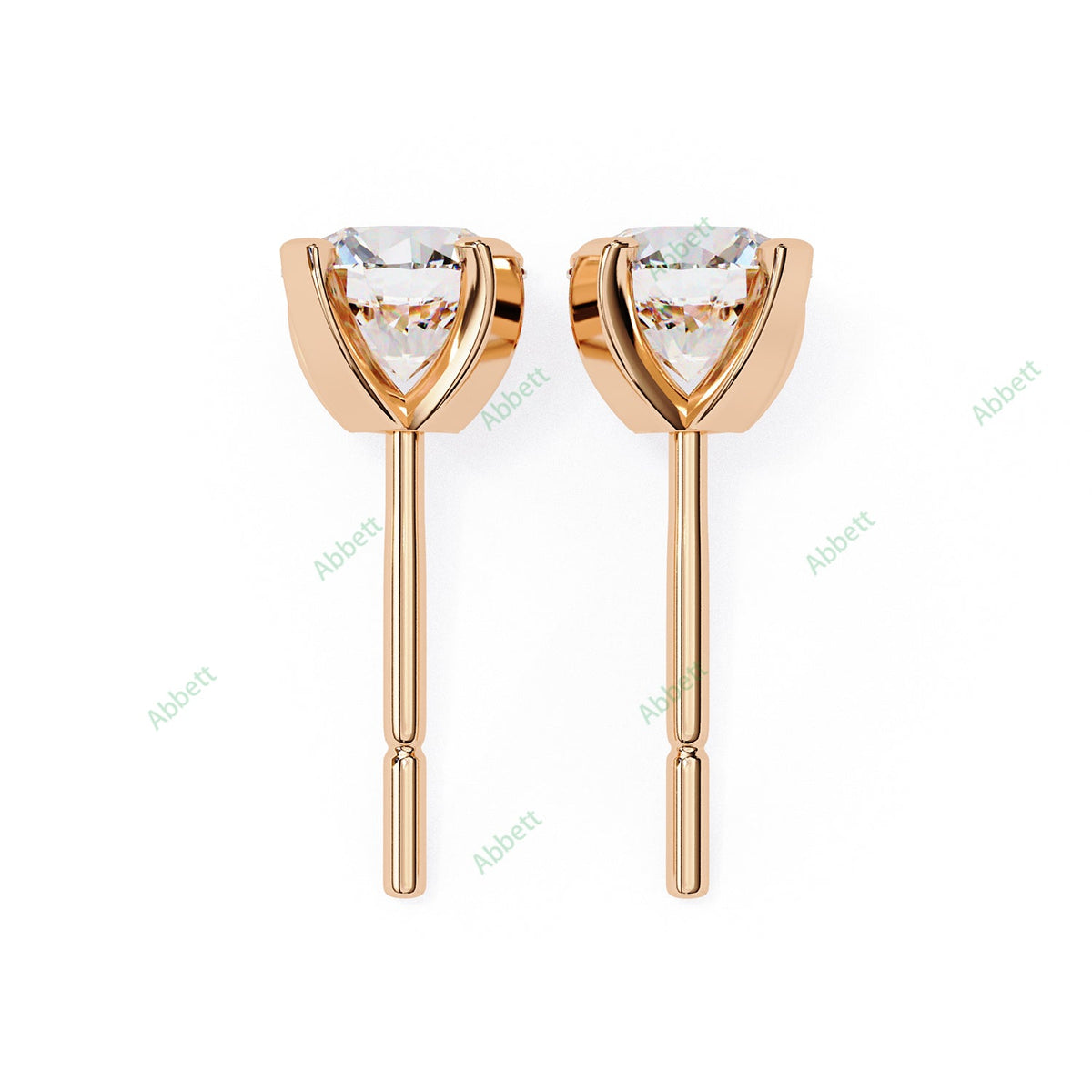 Four Prong Stud Earring STFO1327