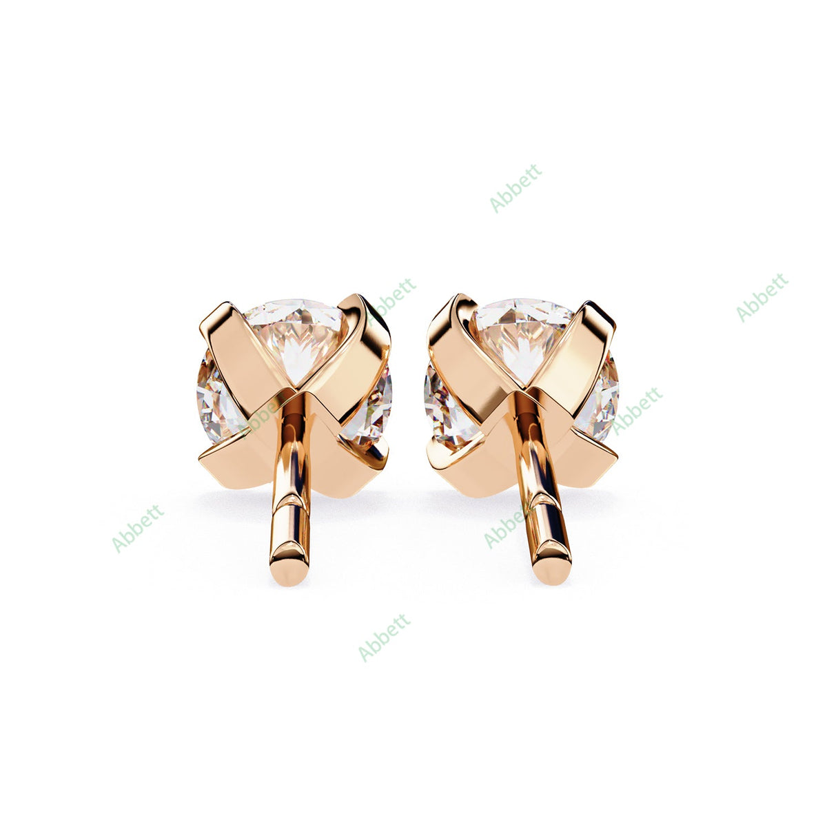 Four Prong Stud Earring STFO1327