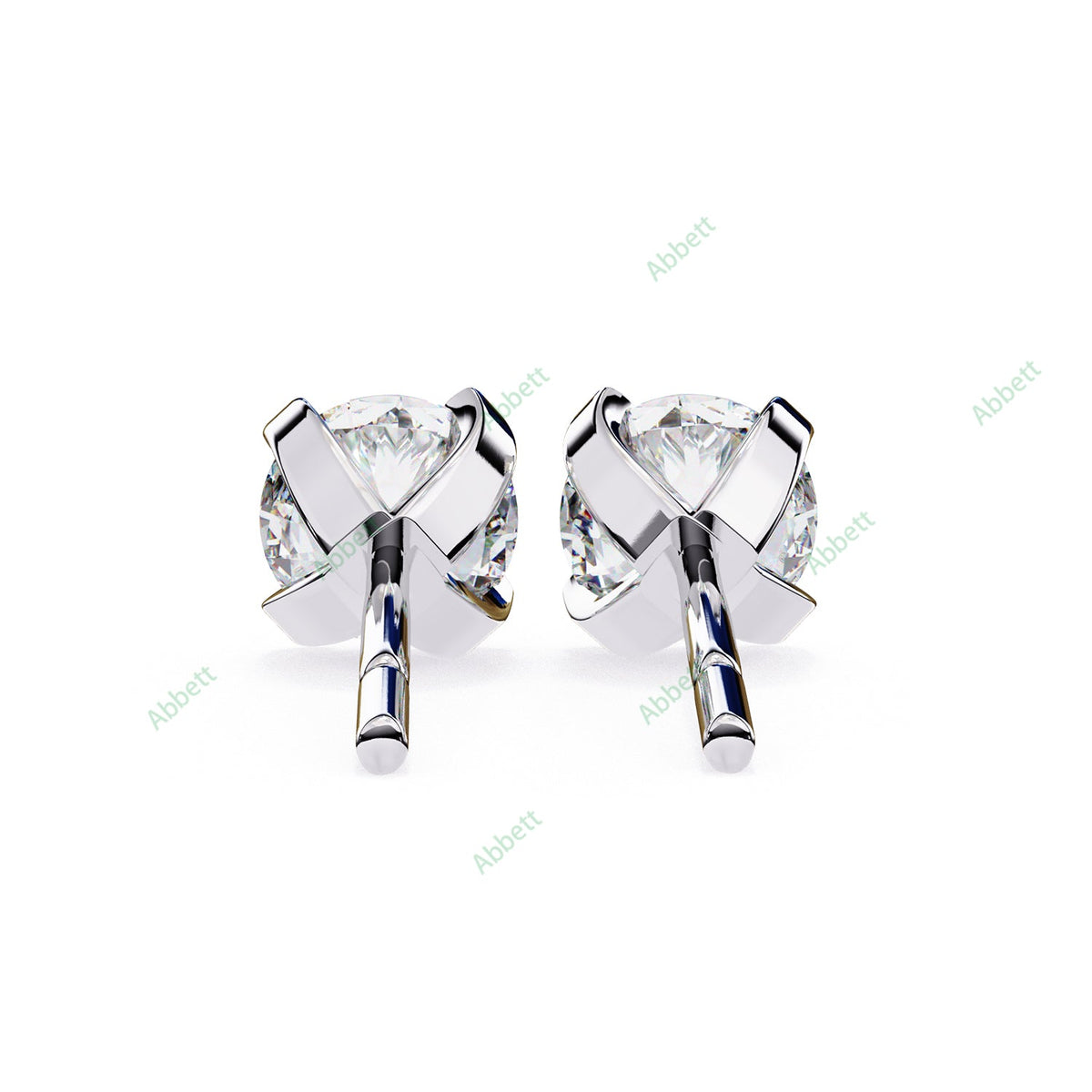 Four Prong Stud Earring STFO1327