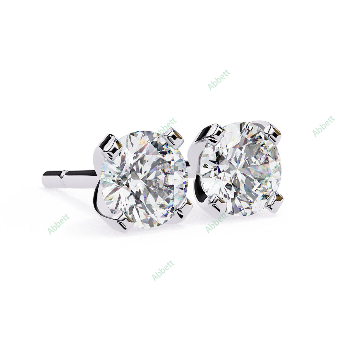 Four Prong Stud Earring STFO1327