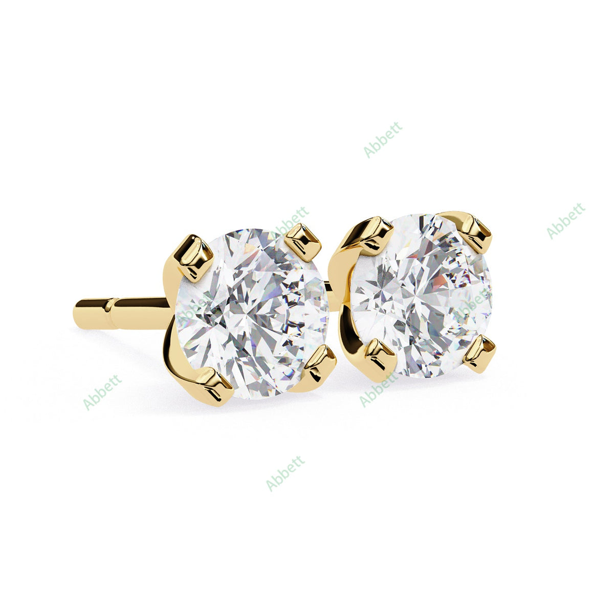 Four Prong Stud Earring STFO1327