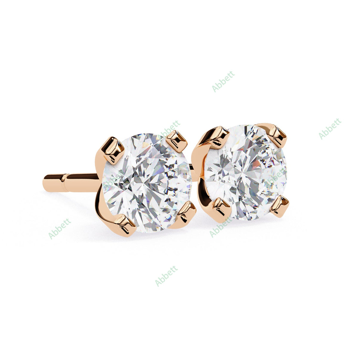 Four Prong Stud Earring STFO1327