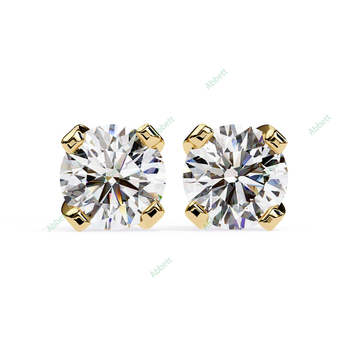Four Prong Stud Earring STFO1327