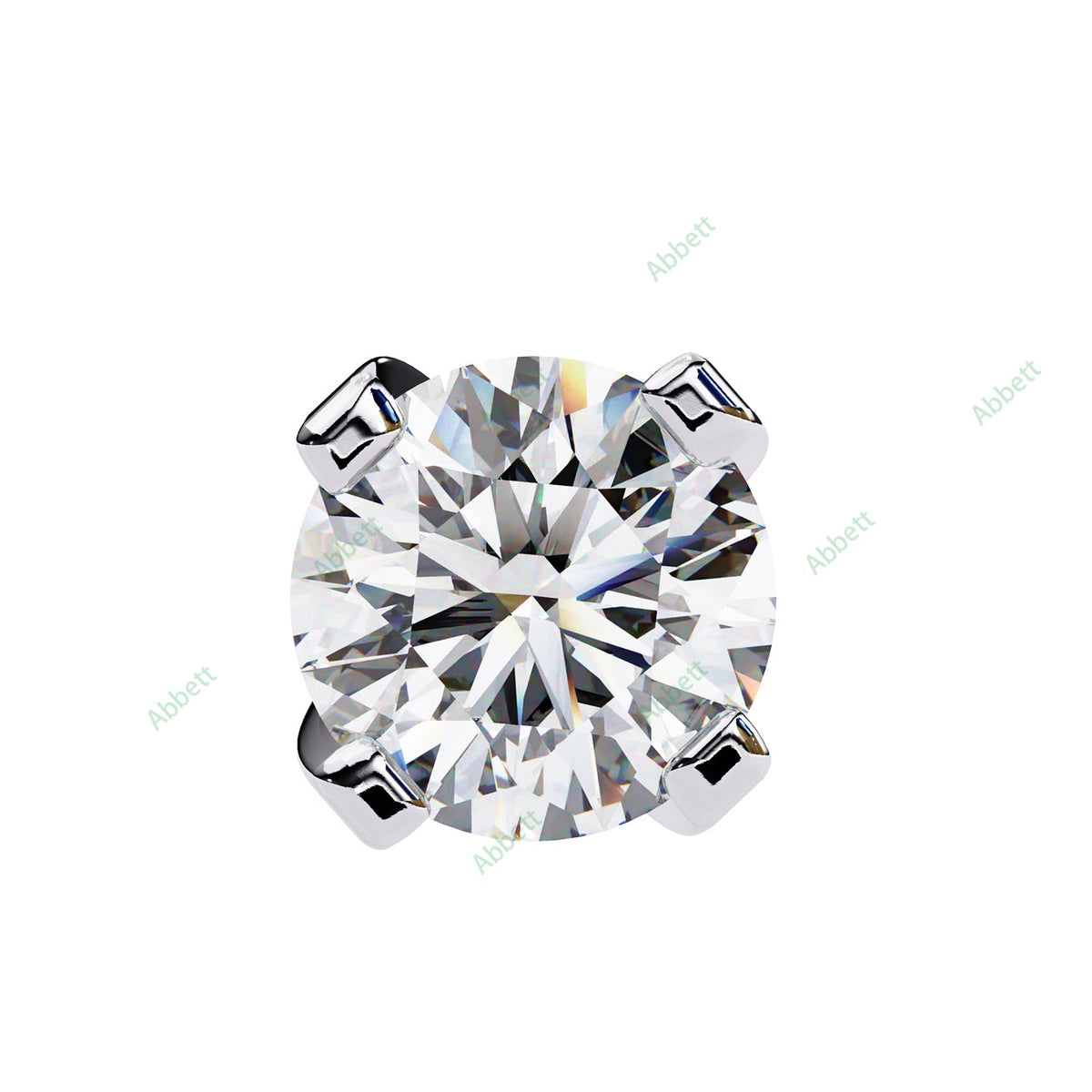 Four Prong Stud Earring STFO1327