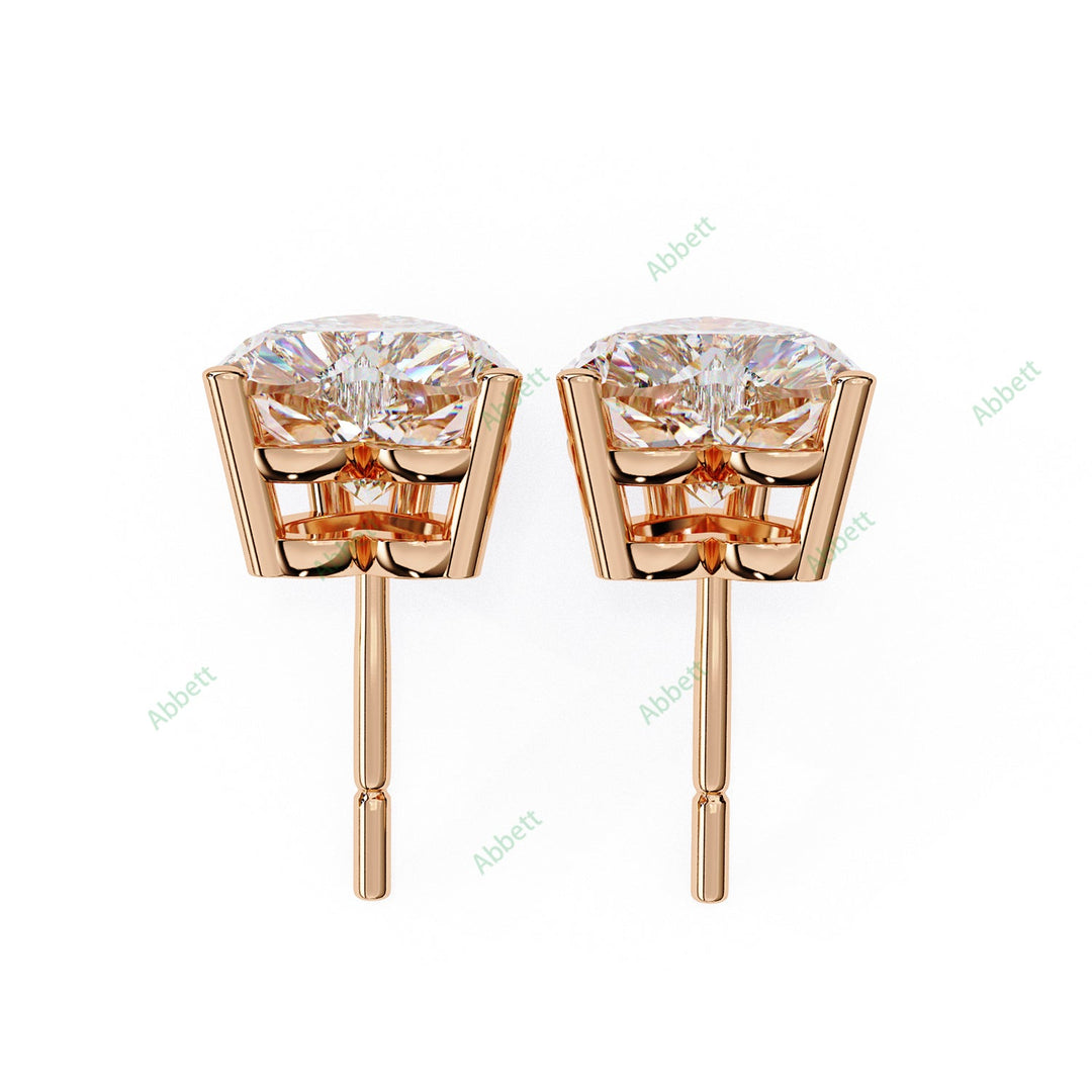 Heart Four Prong Studs Earring STFO1328
