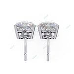 Load image into Gallery viewer, Heart Four Prong Studs Earring STFO1328
