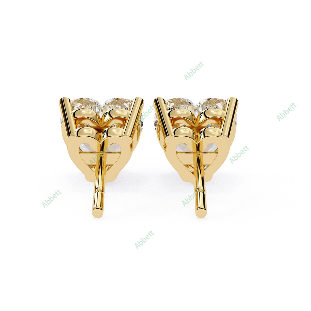 Four Prong Stud Earring STFO1328