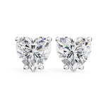 Load image into Gallery viewer, Heart Four Prong Studs Earring STFO1328

