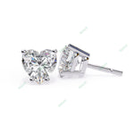 Load image into Gallery viewer, Heart Four Prong Studs Earring STFO1328
