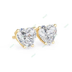 Load image into Gallery viewer, Heart Four Prong Studs Earring STFO1328
