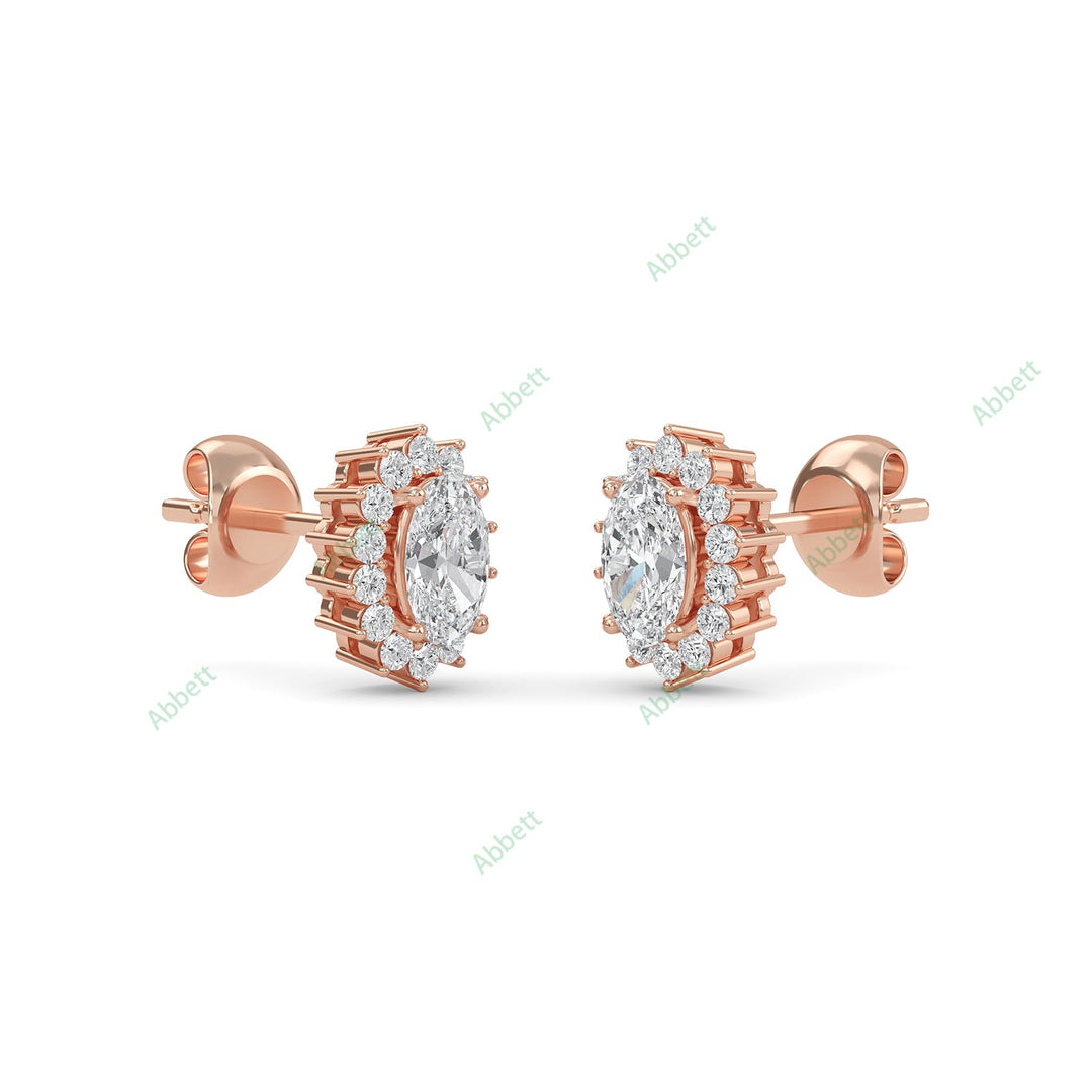 Halo Stud Earring STHA019