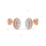 Load image into Gallery viewer, Halo Stud Earring STHA019