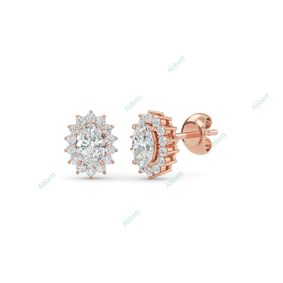 Halo Stud Earring STHA019