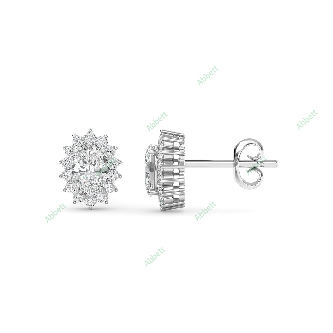 Halo Stud Earring STHA019