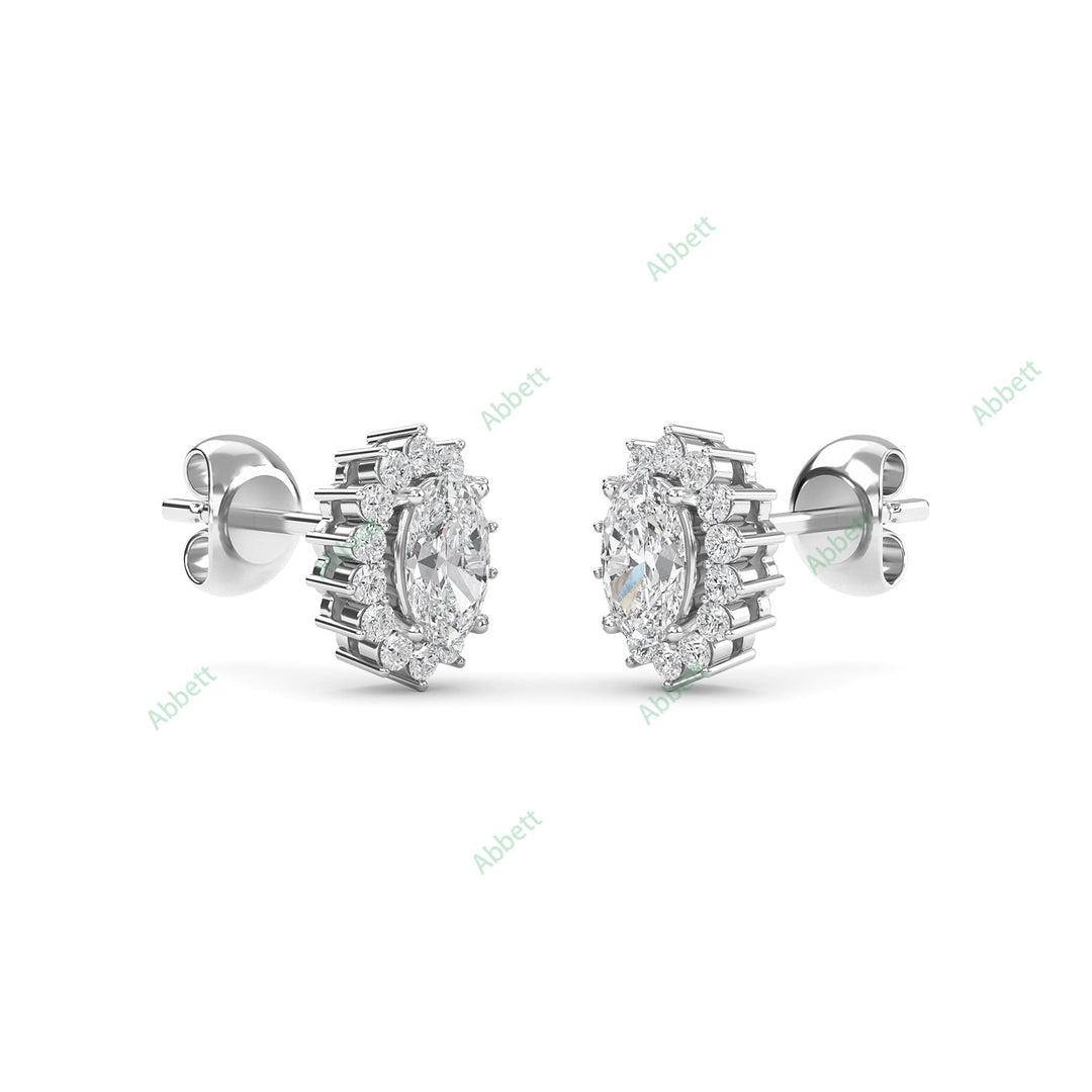 Halo Stud Earring STHA019