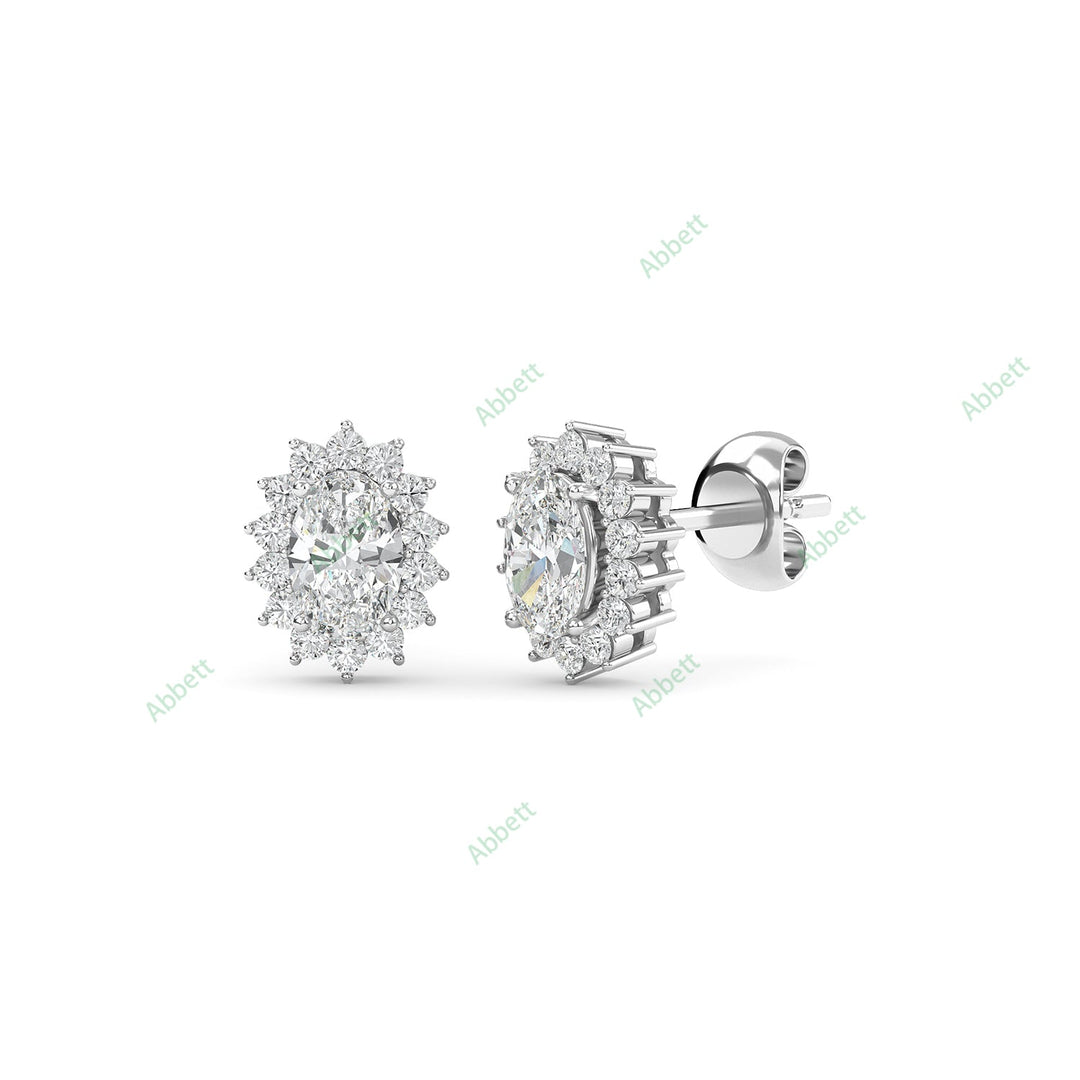 Halo Stud Earring STHA019