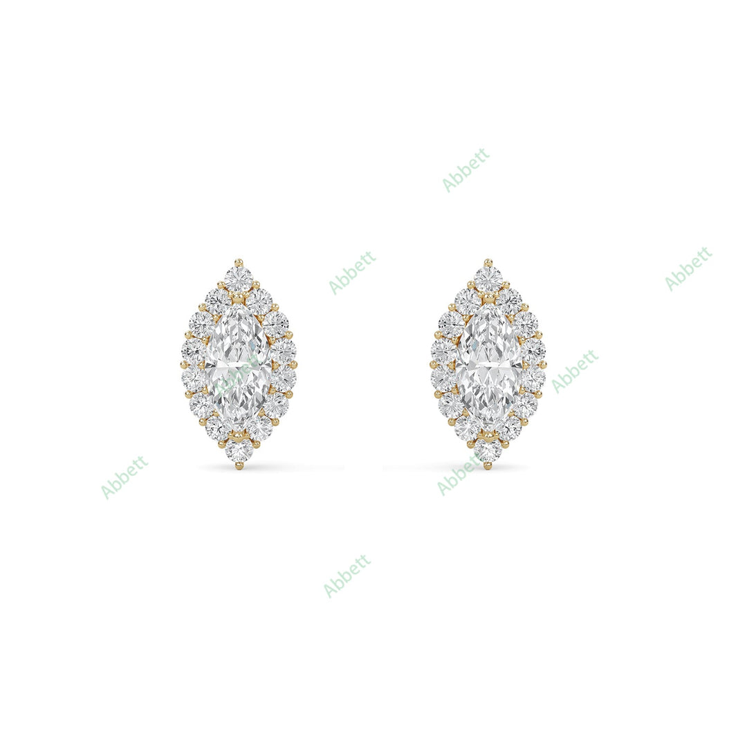 Halo Stud Earring STHA020