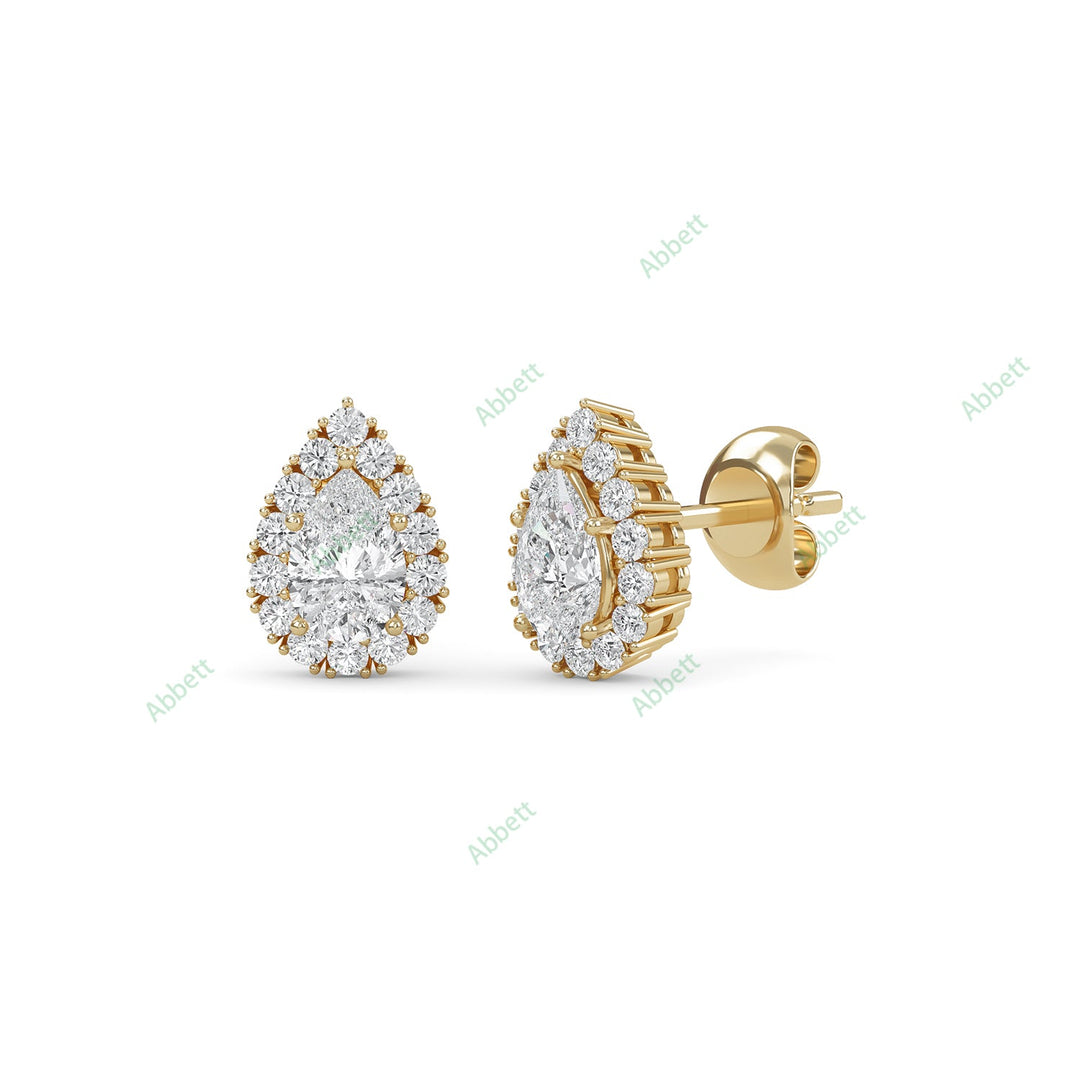 Halo Stud Earring STHA021