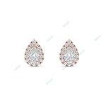 Load image into Gallery viewer, Halo Stud Earring STHA021
