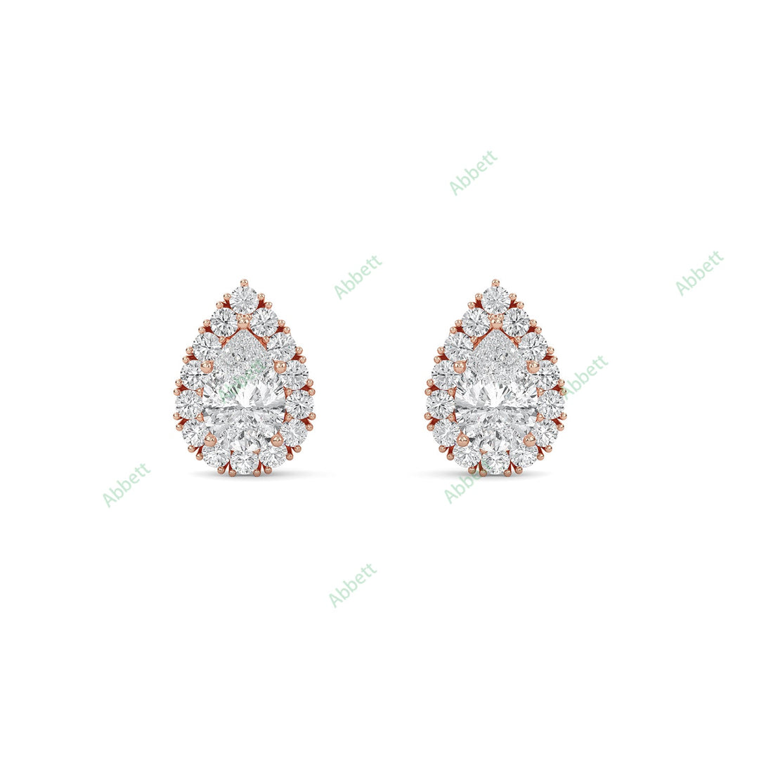 Halo Stud Earring STHA021