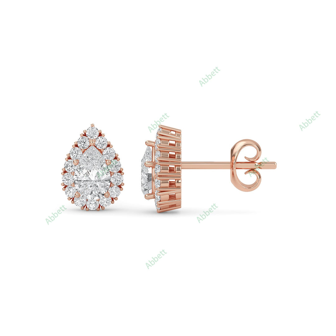 Halo Stud Earring STHA021