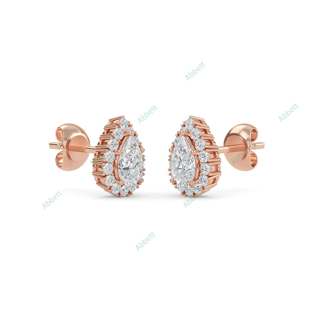 Halo Stud Earring STHA021
