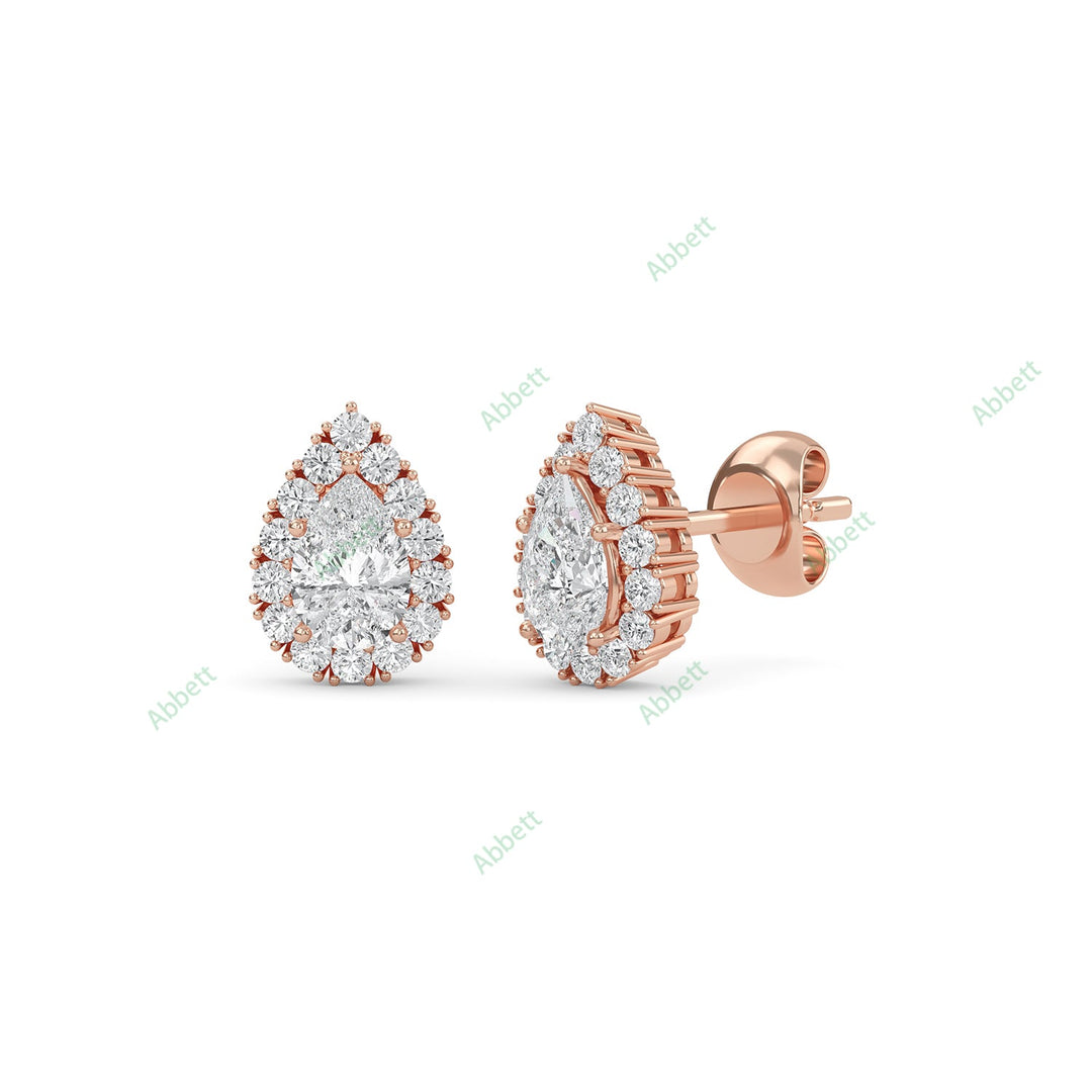 Halo Stud Earring STHA021