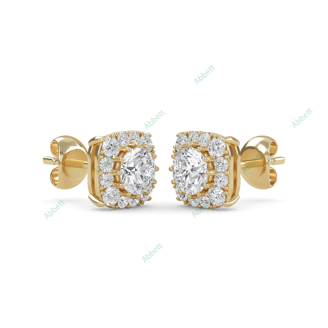 Halo Stud Earring STHA024
