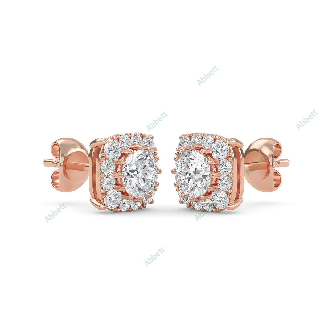 Halo Stud Earring STHA024