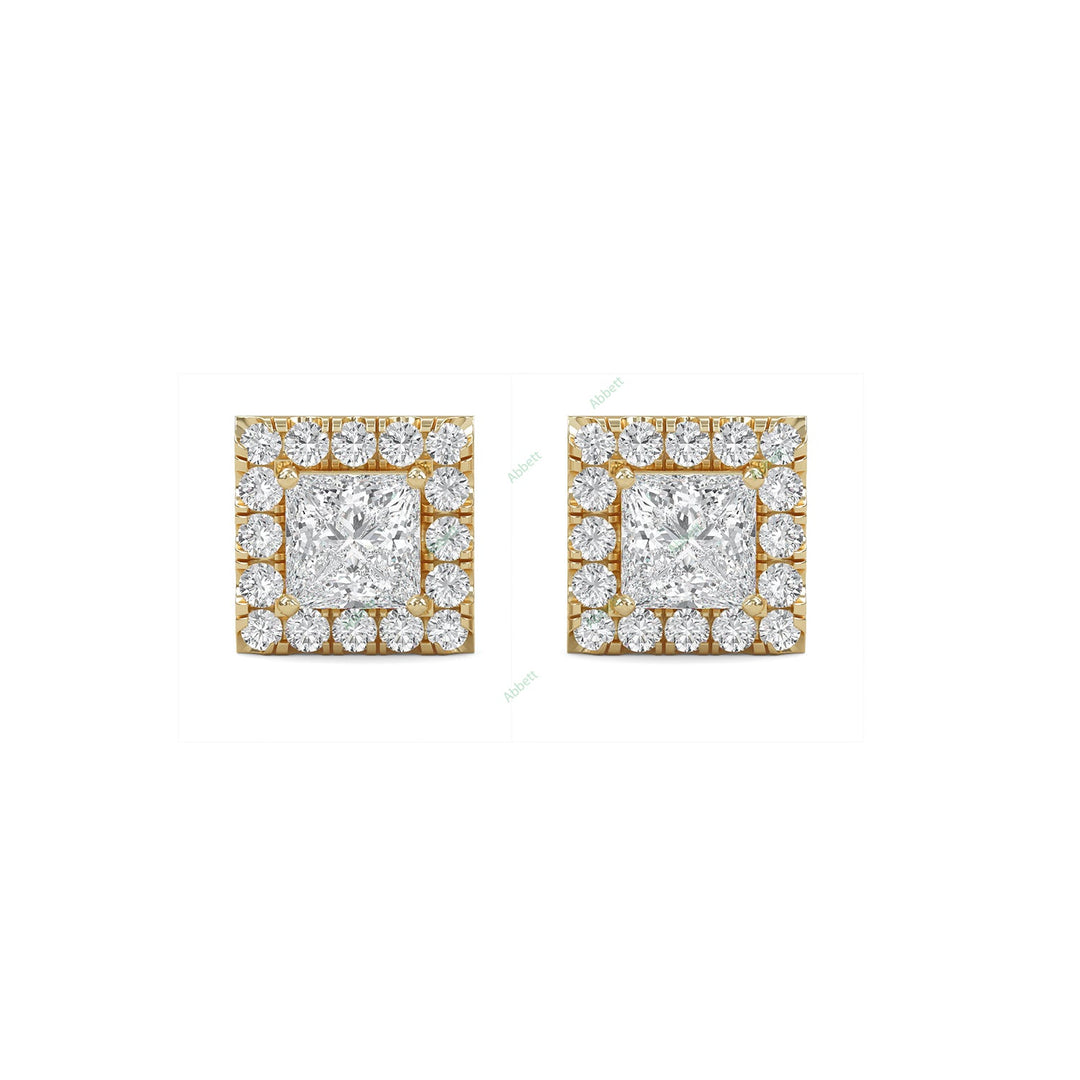 Halo Stud Earring STHA028