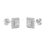 Load image into Gallery viewer, Halo Stud Earring STHA028
