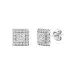 Load image into Gallery viewer, Halo Stud Earring STHA028
