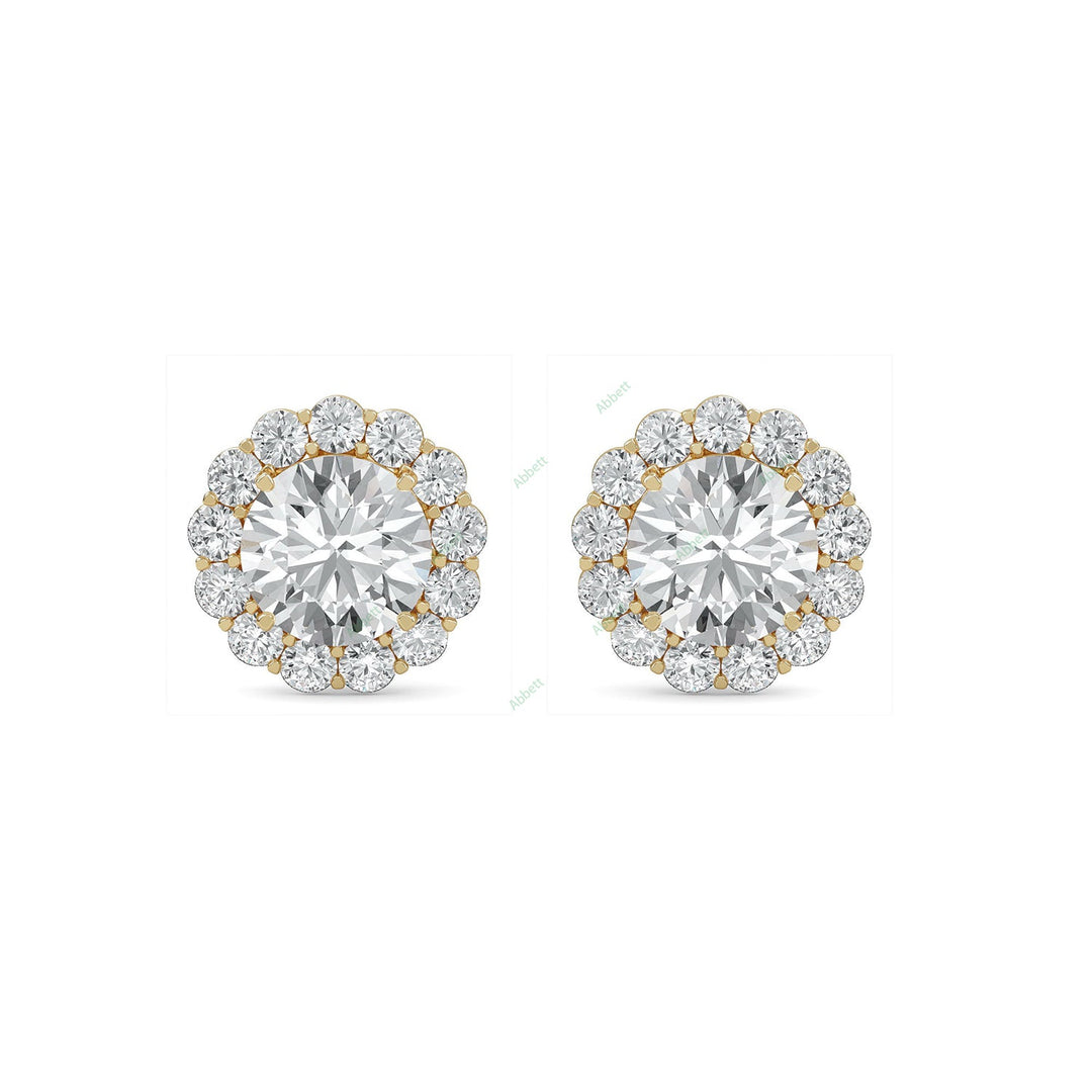 Halo Stud Earring STHA029