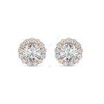Load image into Gallery viewer, Halo Stud Earring STHA029
