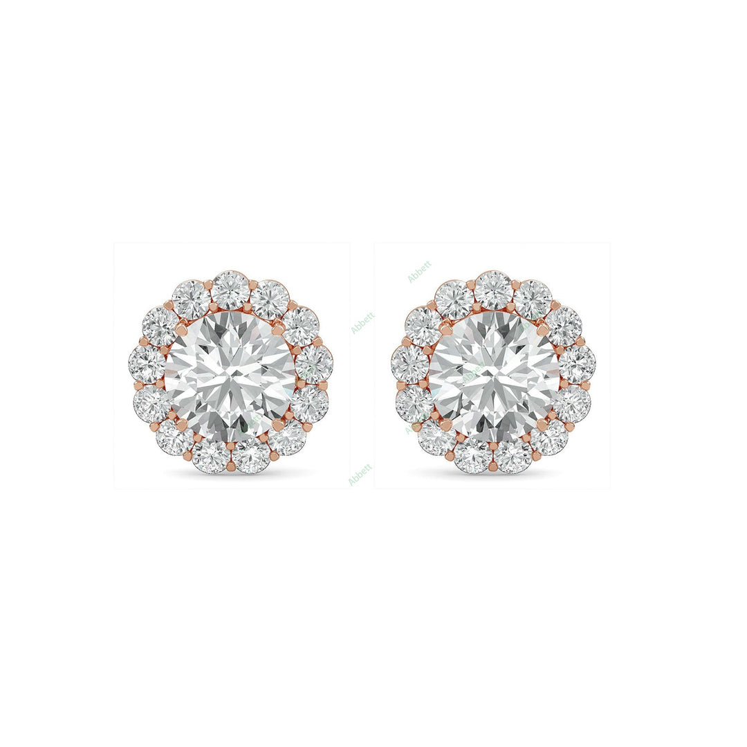 Halo Stud Earring STHA029