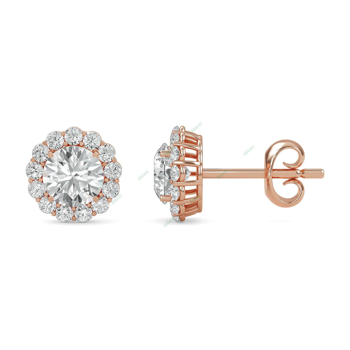 Halo Stud Earring STHA029