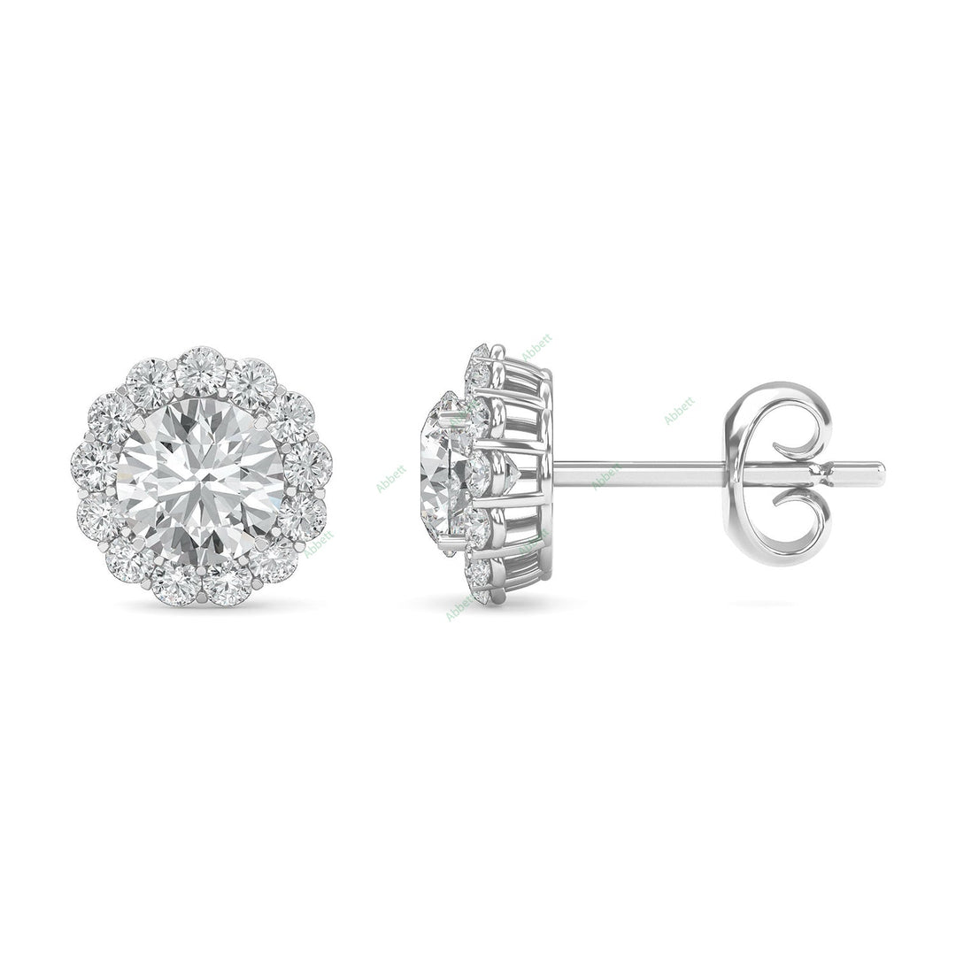 Halo Stud Earring STHA029