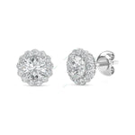 Load image into Gallery viewer, Halo Stud Earring STHA029