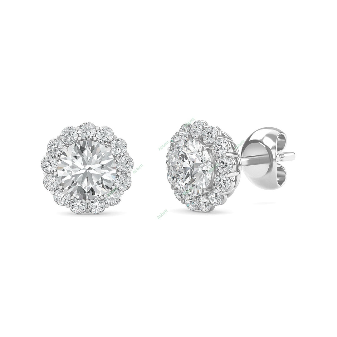 Halo Stud Earring STHA029