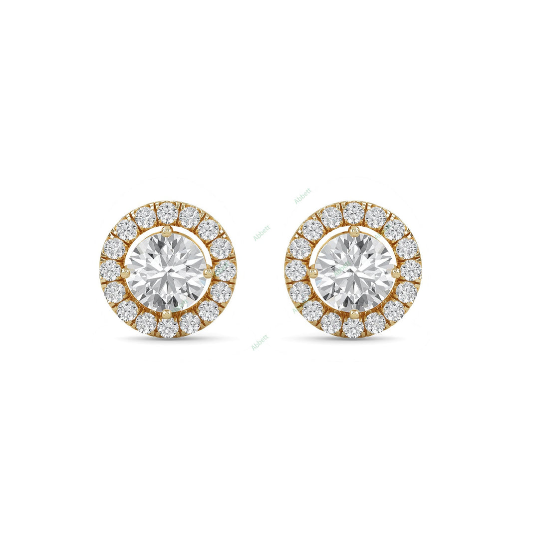 Halo Stud Earring STHA030