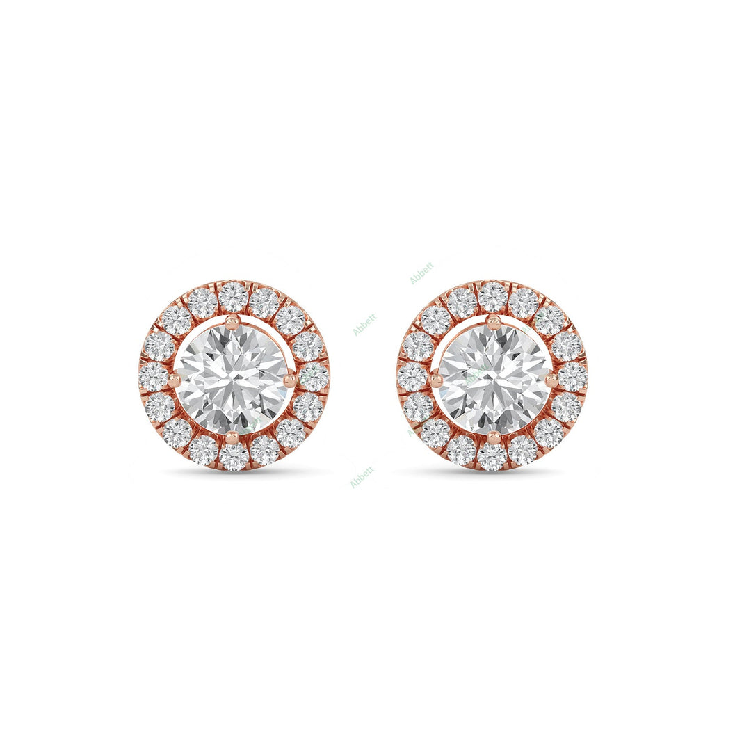 Halo Stud Earring STHA030