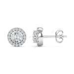 Load image into Gallery viewer, Halo Stud Earring STHA030
