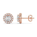 Load image into Gallery viewer, Halo Stud Earring STHA031