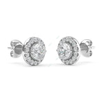 Load image into Gallery viewer, Halo Stud Earring STHA031

